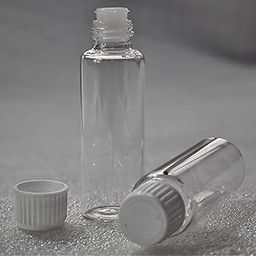 RITEDEAL 30ml glass dropper bottle clear transparent bottle Liquid powder essential oil storage bottle NEUTRAL glass type1 bottles - 10 bottles pack with white screw cap and leak proof dropper plug-21