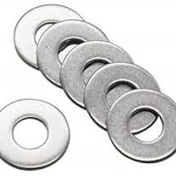 3/4" inch 304 grade stainless steel Plain flat Washer of 30mm outer diameter x 20mm inner diameter x 3mm thickness: 5 Nos-image-37