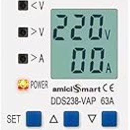 amiciSmart Advance Over Under Voltage Protection With Over Current/Load Protection, Digital Energy Meter 63A, 230V DIN Rail Mounted-22