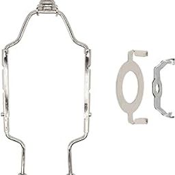 MYADDICTION Lamp Harp Adjustable Replacements DIY Lamp Harp Professional Elevating Stand Argent-image-57