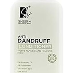 SNEIRA Anti-Dandruff Conditioner 200 ml, 2% Rosemary Oil, 5% Shea Butter, 2% Salicylic Acid, 0.3% Biotin, Reduces Upto 98% Dandruff Helps With Itching For All Hair Type, Unisex, Paraben-Sulphate Free-11