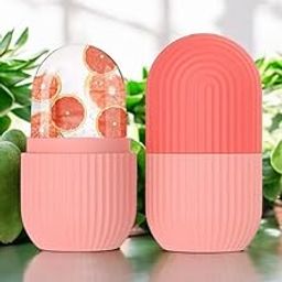 Ice Roller For Face, Neck and Body | For Puffy Eyes and Facial Skin Care, Ice Facial Cube (PINK)-image-45