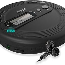 Coby Portable CD Player with Headphones, FM Radio, MP3 Compatible, CD Player Portable Discman, 60-Second Anti-Skip, 2 AA Batteries or Micro-USB-11