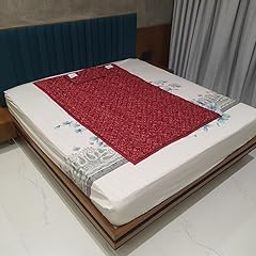OMSAN CARE ® BIO Energy Magnetic Field Sleeping Therapy Mattress Topper/PAD (3x6 feet) Maroon with 1 Pillow Pad-image-34