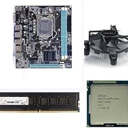 H61 Motherboard Kit with Processor i5 3570/3470/3470s Gen 2.90Ghz to 3.80Ghz+ 8GB RAM DDR3(Single Stick) + CPU Fan (2 Year Replacement Warranty)-6