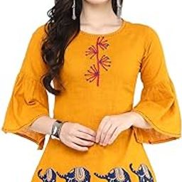 Women's Patch Work Straight Top-image-43