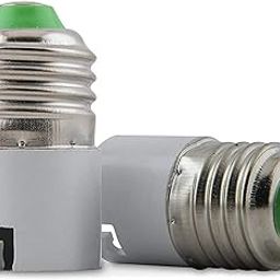 SAWSHIELD E27 to B22 Bulb Adapter | White Screw Base to Bayonet Socket Converter | Lamp Holder for LED/CFL Bulbs | Easy Installation | (Pack of 1)-image-64