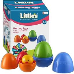 Little'S Nesting Eggs I Activity Toy for Babies I Multicolor I for Infant & Preschool Toys I Develops Motor & Reasoning Skills,4 pcs-13