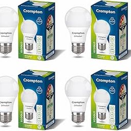 Crompton Dyna Ray 5W Round E27 LED Cool Day Light Pack of 4-image-73