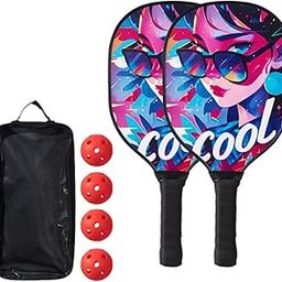 CALANDIS™ Pickleball Paddles Equipment Pickleball Racquets for Sports Practice Players Glasses Girl | Racquets | Tennis | Tennis & Racquet Sports-image-25