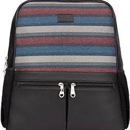 Men's Office Backpack | Vegan Leather | Fits Up to 15.6-Inch Laptop | Water-Resistant | Dual Compartments | Ideal for Work, College & School | Proudly Indian-image-40