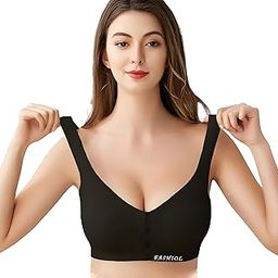 Fashiol Women's Nylon Fiber Lightly Padded Maternity Bra Super Soft Stretchable Front Button Feeding Nursing Bras for Pre and Post Pregnancy (36 Till 42)-image-76