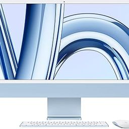 Apple 2023 iMac (24-inch, Apple M3 chip with 8‑core CPU and 10‑core GPU, 8GB Unified Memory, 512GB) - Blue-image-2