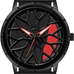 Spinning Car Wheels Gyro Men's Sport Watch| Rotating Sports Car Wheel Design Watches for Boy's and Men-image-73
