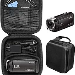 CaseSack Camcorder kit Case for Sony HD Video Recording HDRCX440, HDRCX405 Handycam; Canon VIXIA HF R800, Panasonic HC-V180K, Kimire HD Recorder, Sony HDRAZ1VR/W, SiOnyx Aurora Day/Night action camera-image-10