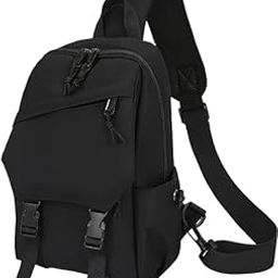 Sling Bag For Men And Women | Shoulder | Crossbody | Anti-theft | Bags | Casual | Chest | Travel | Daypack | Slim | Backpack (Black)-image-52