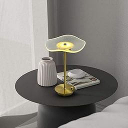Seadra Cordless Table Lamp Rechargeable, 3-Levels Brightness Portable Led Table Lamp with Touch Sensor, Acrylic Crystal Mushroom Lamp Modern Bedside Lamp for Home Bedroom-5