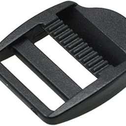 10pcs Ladder Lock Slider Plastic Buckles Backpack Straps Webbing Black (5/8"(15mm))-54