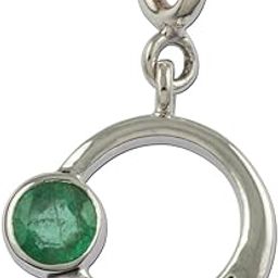 Jewellery 925 Sterling Silver Generous Taurus Zodiac Charm Pendant, Fits in Bracelets, Chains and Necklace with Emerald for Men and Women-picture-16