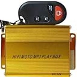 Motorcycle Bluetooth Anti-Theft Security Alarm with Dual Handle Bar Stereo Speakers USB SD Card MP3 Music Playback-28