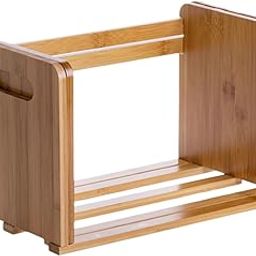 ATORSE Desktop Mini Bookshelf Retractable Book Rack for Bedroom Bathroom Study Room-19