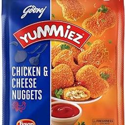 Yummiez Godrej Chicken And Cheese Nuggets Pouch, 325 G-picture-1