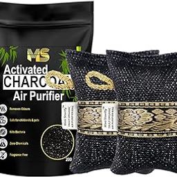 Mini Storify – Non Electric Activated Charcoal Air Purifier Bag | Pack of 2 | 200g x 2 – Natural Odor Remover and Deodorizer – Organic Air Freshener Bags for Shoe Rack, Car, Kitchen, Bathroom-image-58