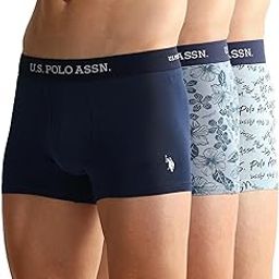 Men's Cotton Blend Classic Printed Trunks-image-41