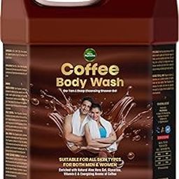 Parle Ropvatika Coffee Body Wash 5 Liter Refill Can | Tan Removal & Deep Cleansing | Enriched with Aloevera Gel Glycerine Energizing Coffee Aroma (Coffee Bodywash 5 Liter)-54