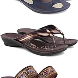 Women's Sandals | Lightweight Wear| Stylish & Easy to Wear For Women'S GRT-SAN-(COMBO-3)-1973-1955-1951-picture-24