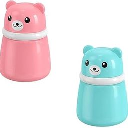BabyGo Baby Powder Puff | Baby Powder Puff With Box | Powder Puff With Box Holder Container | Powder Puff For Babies | Puff Powder Box | Compact & Travel-Friendly (Combo) (Pack Of 2)-image-1
