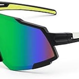 Karsaer Sports Glasses Cricket Goggles Women Wrap Around Cycling Sunlasses for Men Stylish E1349-image-17