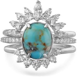 Cosmic Shine Stackable Silver Ring-image-40