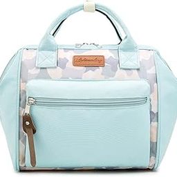 Multifunctional Diaper Bag Outdoor Travel Tote Baby Bag for Mom Water-Resistant Large Capacity with Carry Handle Insulated Pocket-image-81