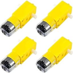 AR.kits Dc Bo Dual Shaft Smart Plastic Car Robot Gear Motor For Arduino - Yellow, (4)-image-30