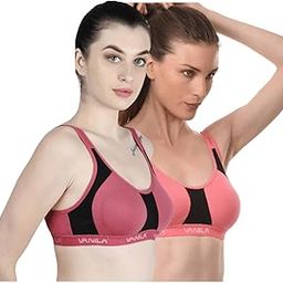 B- Cup Sports Bra for Women and Girls - Perfect for Daily Workout and Exercise Hosiery Fabric-image-74