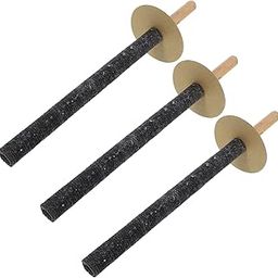 VANZACK 3pcs Outdoor Wooden Oilcloth Fire Torch Light Garden Decor with Stake for Camping Parties and Backyard Events Long Burn Portable Design-image-52