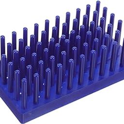 EXCEART tool clothes drying rack dropper vials holder Rack for Drying Test Tube Side Oil Drying Rack Labs Test Tube Rack bracket storage rack leather goods dropper bottle plastic manual-30
