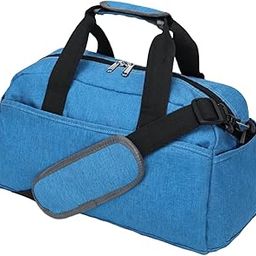 UJEAVETTE Small Gym Bag Storage for Women Men Carry on Bag for Fitness Travel Exercise Blue-image-90