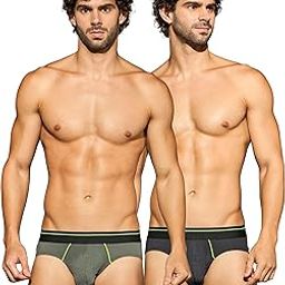 Men's Solid Brief with Anti Microbial Properties - Combo Pack of 2-image-52