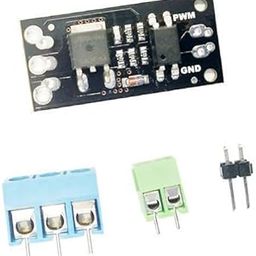 UJEAVETTE 3xField Effect Module Motor Driver FR120N MOS with Terminal Pins For-image-30