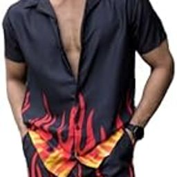 Men’s Night Suit| Lounge-wear Nightdress Pajama Set | Summer Night Wear | Printed Casual Sleepwear| Pajama Shorts-picture-46