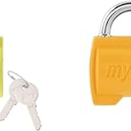 Godrej Locks I Mylock Candy I Bag Lock I for Travel I 2 Keys I ABS Body I Stainless Steel Locks I Turmeric Yellow, Blue Grey I 1 Year Warranty I Pack of 2-image-52