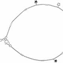 Traditional Muticolor Star Design Anklets/Payal for Women and Girls | Adjustable 8.5'+2' Extra Chain | Gold or Silver Plated Layered Chain Charm Paijab | Birthday Gift For Girls and Women-image-62