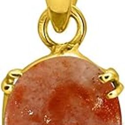 3 to 12.50 ratti Sunstone loket asthdhatu Gemstone for Astrological Benefit for Unisex-picture-18