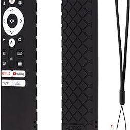 Silicone TV Remote Cover Compatible with Acer TV Remote Advanced I Series V Series H PRO Series TV Remote Protective Case [Remote NOT Included] (Black)-12