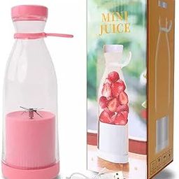 Wireless Charging Portable Juicer | 6 Blades Smoothie Blender | Juice & Vegetable Shakes Mixer Bottle | Mini Personal Size Grinder (420ml) Multicolor-picture-16