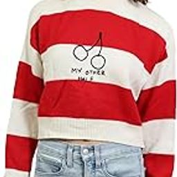 Women's Korean Chic Retoe Knitted Long Sleeve Round Neck Striped Pullover Top T-Shirt Sweater DN36-picture-15