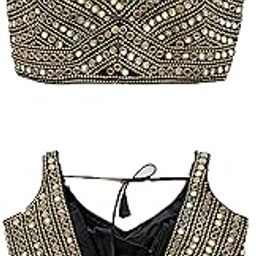 Women's Silk Blend Geometric Sleeveless Regular Fit Blouse-image-81