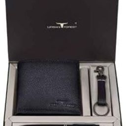 Marty Black Leather Wallet + Pen + Keyring Combo Gift Set for Men-image-92